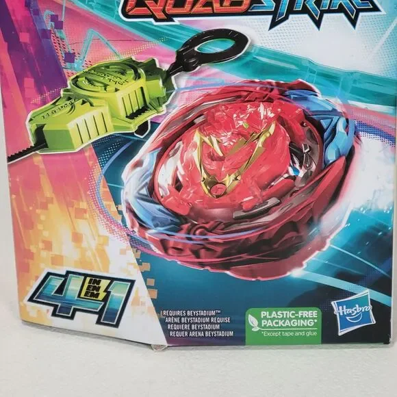 2023 BEYBLADE BURST QUAD STRIKE TOP 4 In 1 PACK *Zeal Achilles A8* New - Picture 8 of 8